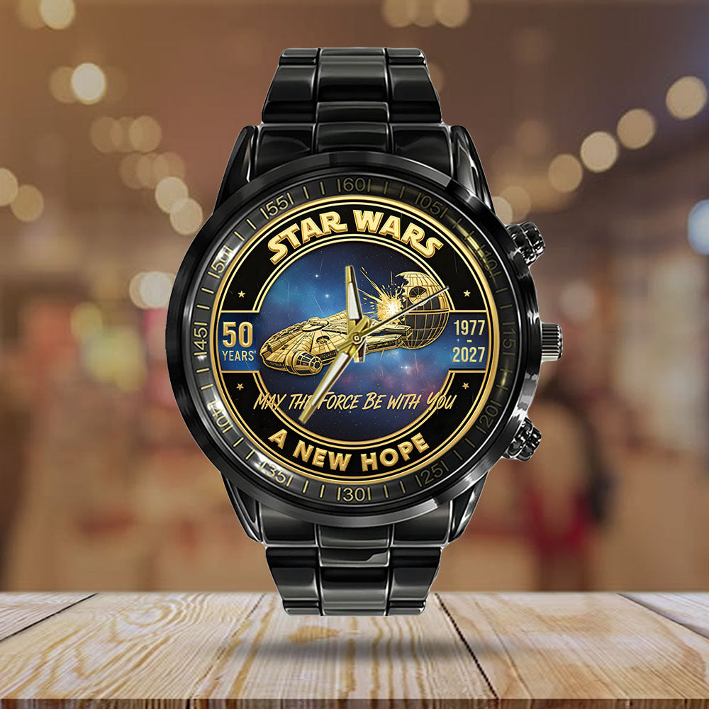 Star Wars Black Stainless Steel Watch - NGHIAVT6153