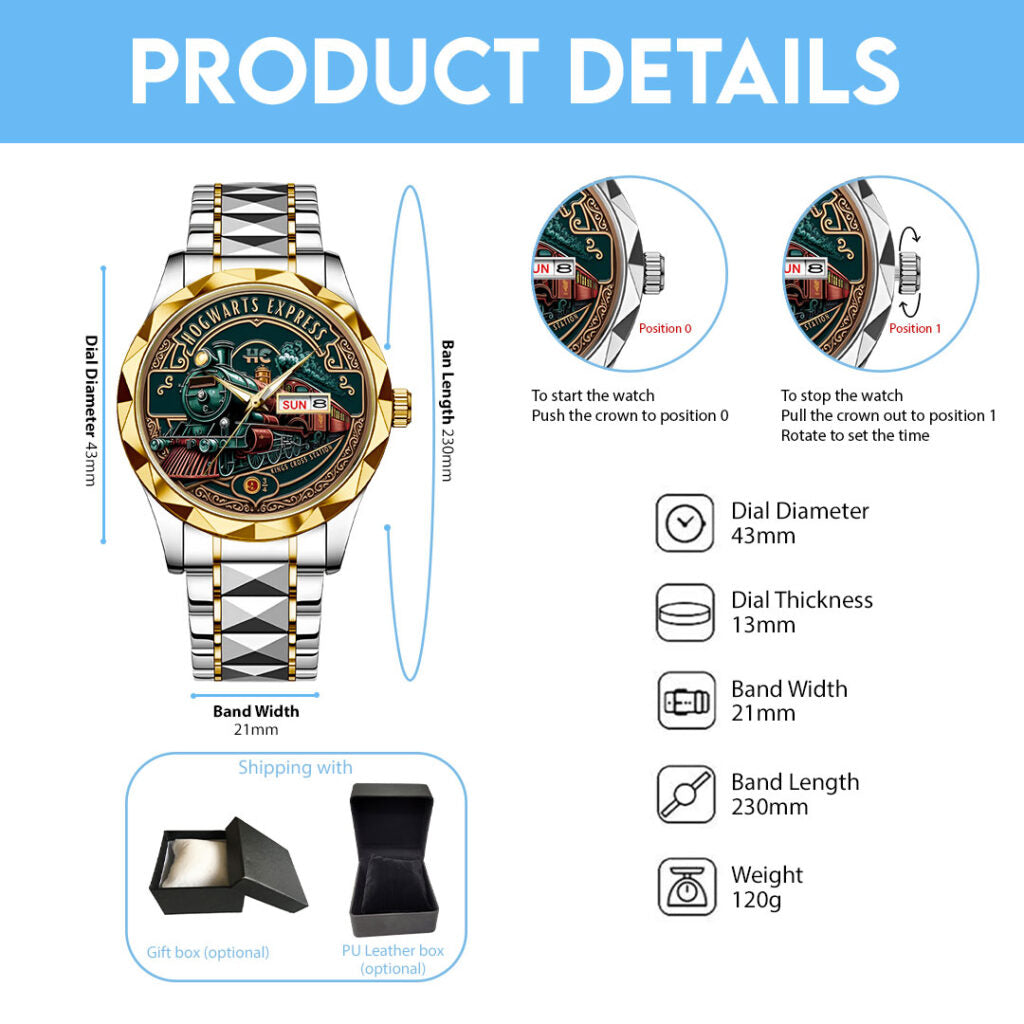 Harry Potter Alloy Luxury Quartz Watch - NGHIAVT6160