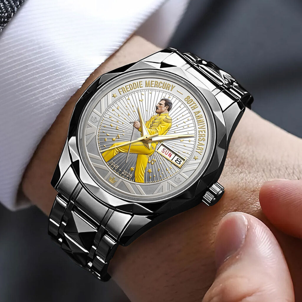 Freddie Mercury 80th Anniversary Alloy Luxury Quartz Watch - NGHIAVT6187