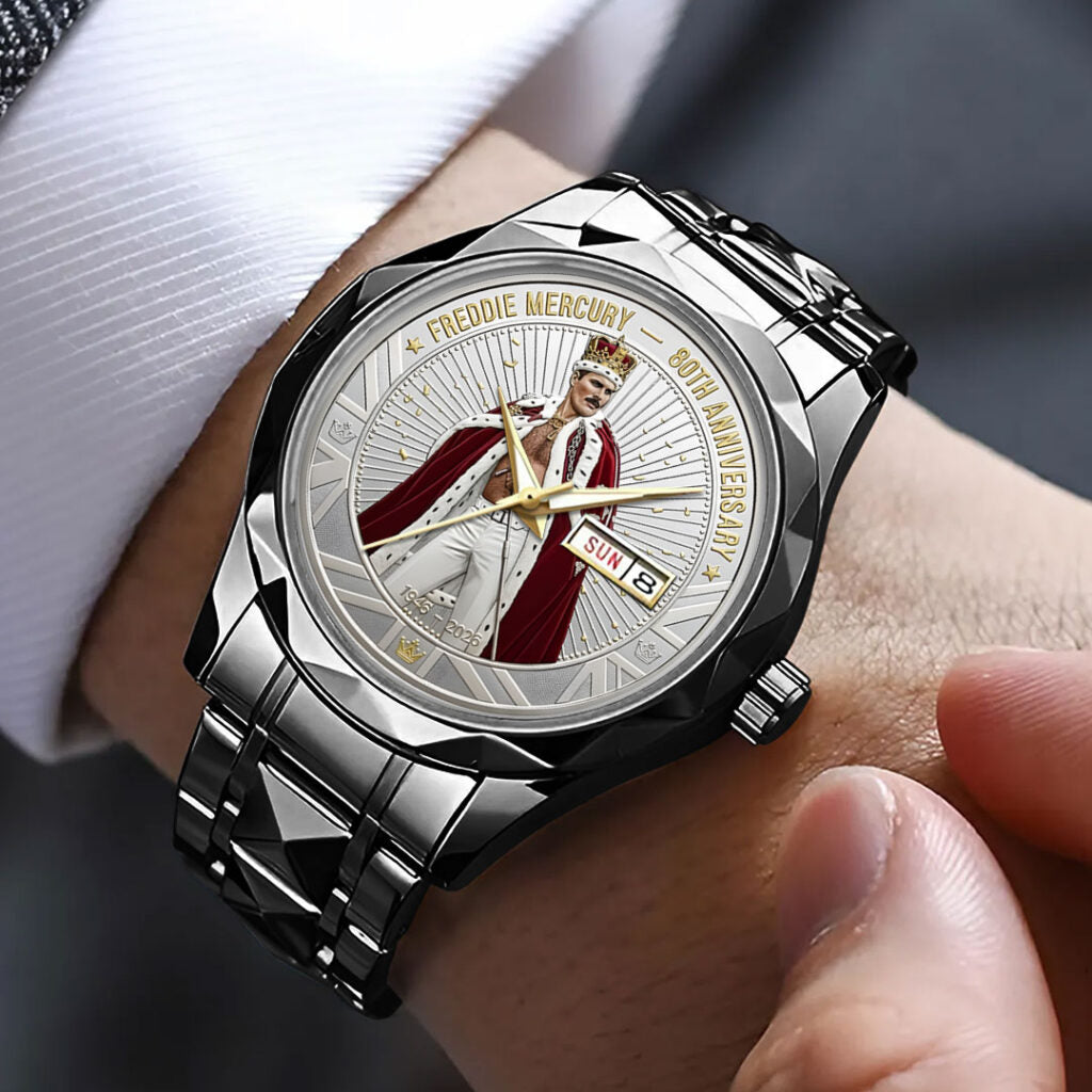 Freddie Mercury 80th Anniversary Alloy Luxury Quartz Watch - NGHIAVT6188