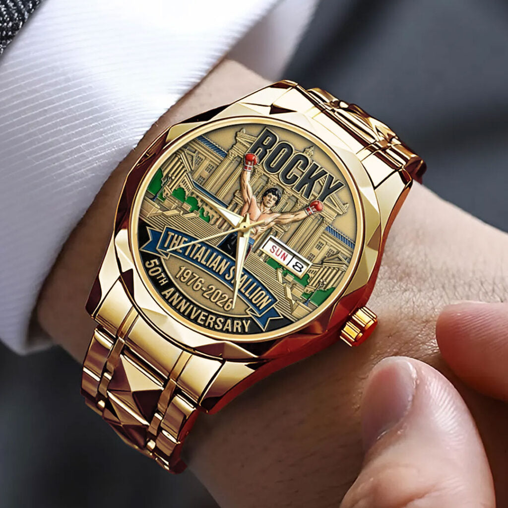 Rocky Balboa 50th Anniversary Alloy Luxury Quartz Watch - NGHIAVT6190