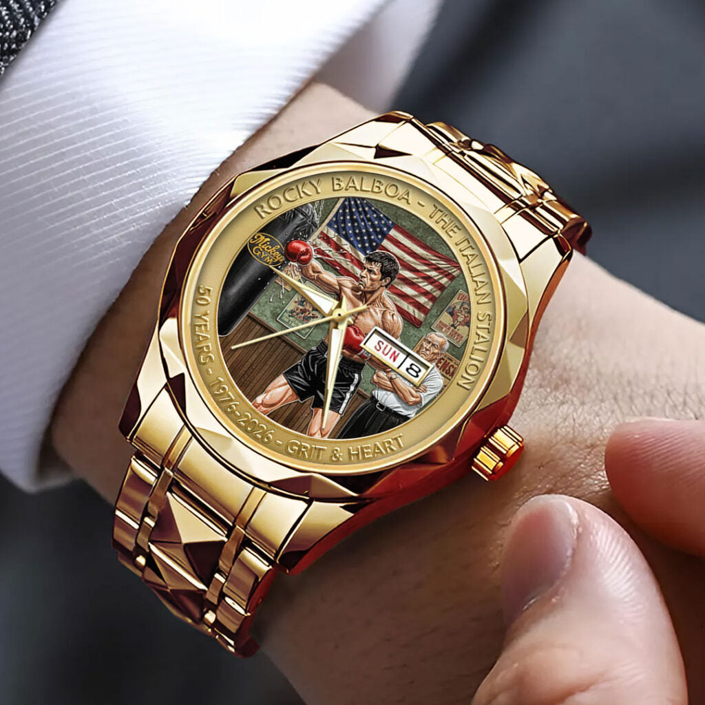 Rocky Balboa 50th Anniversary Alloy Luxury Quartz Watch - NGHIAVT6193