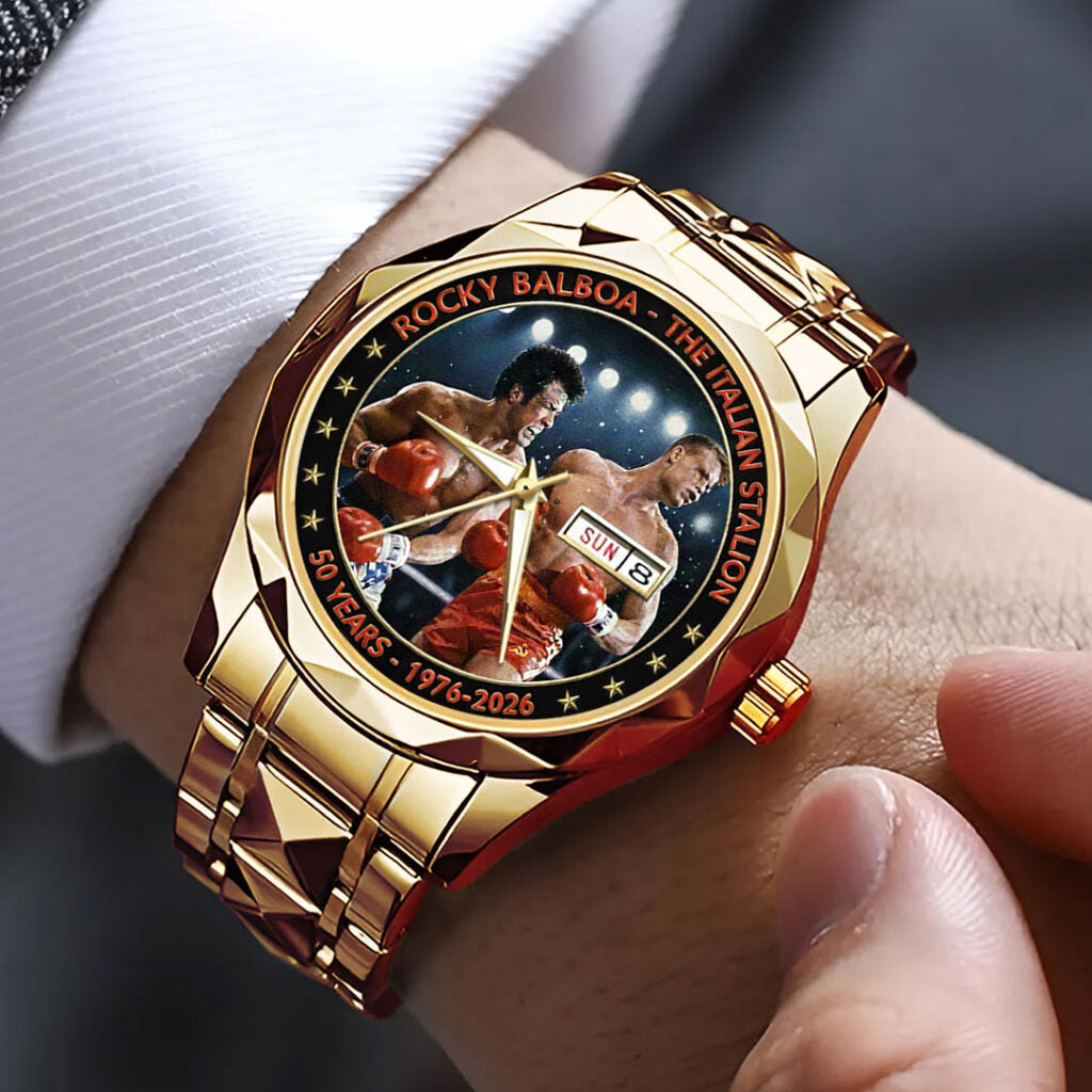 Rocky Balboa 50th Anniversary Alloy Luxury Quartz Watch - NGHIAVT6194