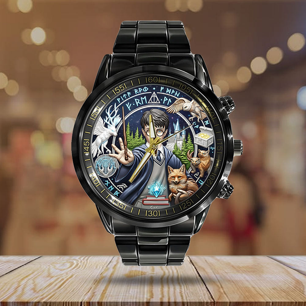 Harry Potter Black Stainless Steel Watch - NGHIAVT9198