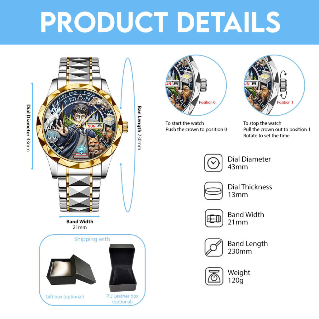 Harry Potter Alloy Luxury Quartz Watch - NGHIAVT9216