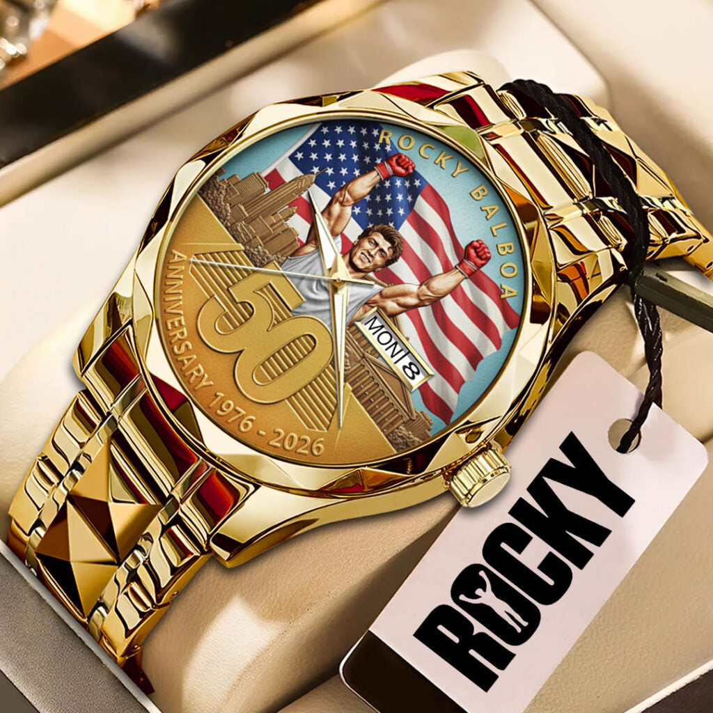 Rocky Balboa 50th Anniversary Alloy Luxury Quartz Watch - NGHIAVT9227