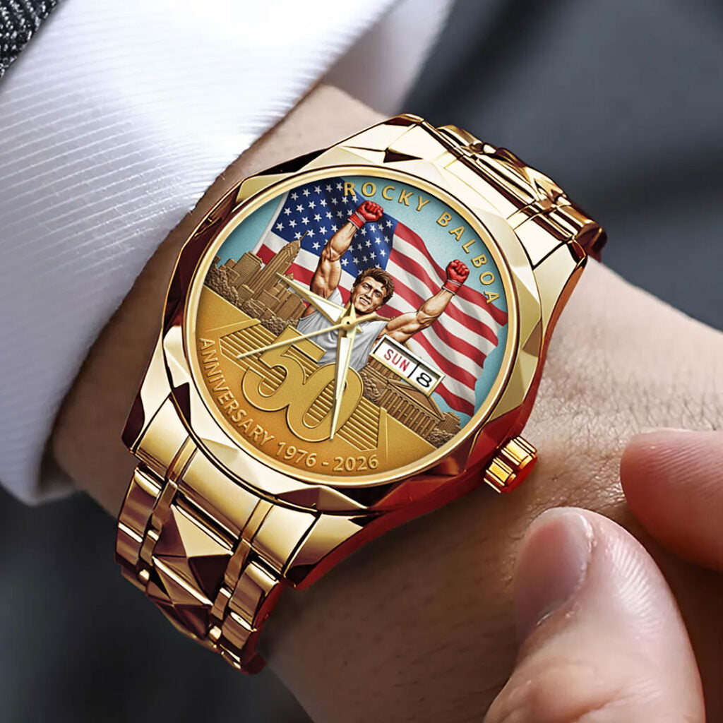 Rocky Balboa 50th Anniversary Alloy Luxury Quartz Watch - NGHIAVT9227