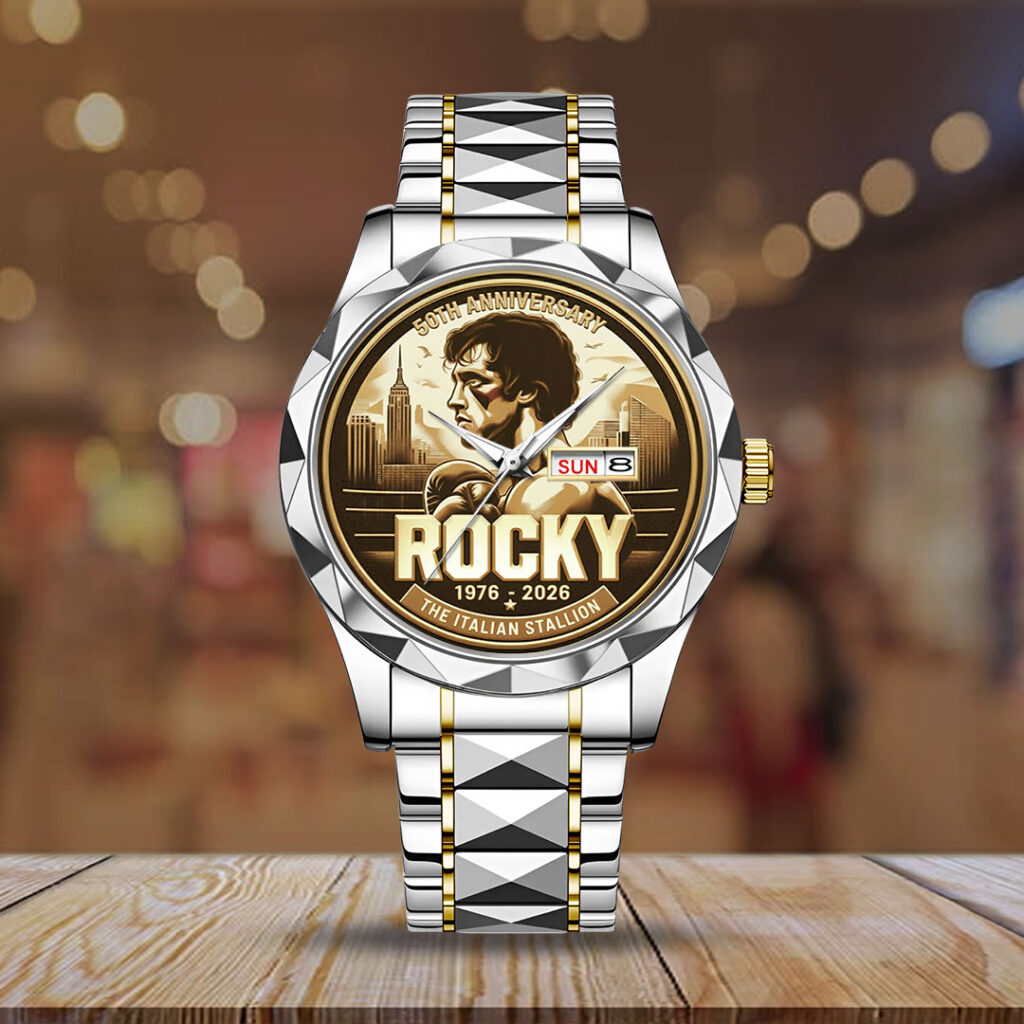 Rocky Balboa 50th Anniversary Alloy Luxury Quartz Watch - NGHIAVT9238
