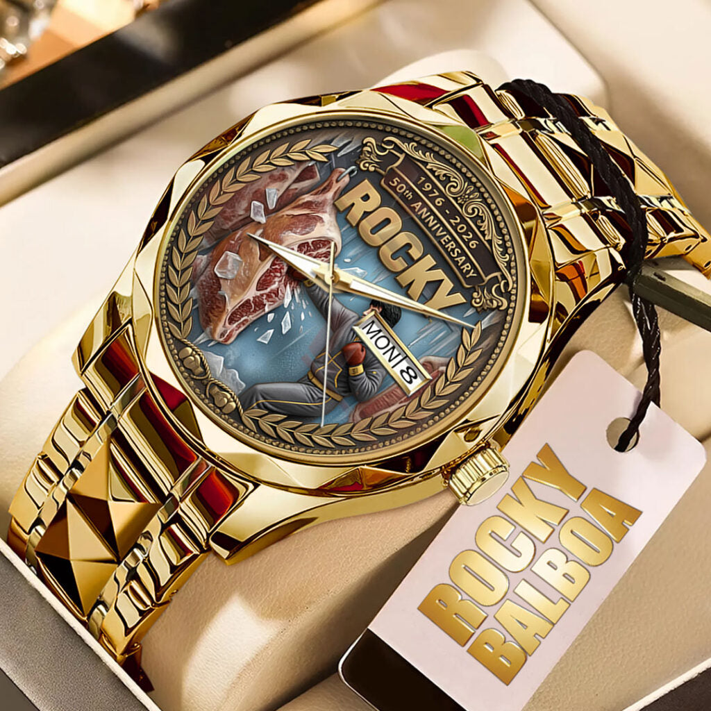 Rocky Balboa 50th Anniversary Alloy Luxury Quartz Watch - NGHIAVT9239