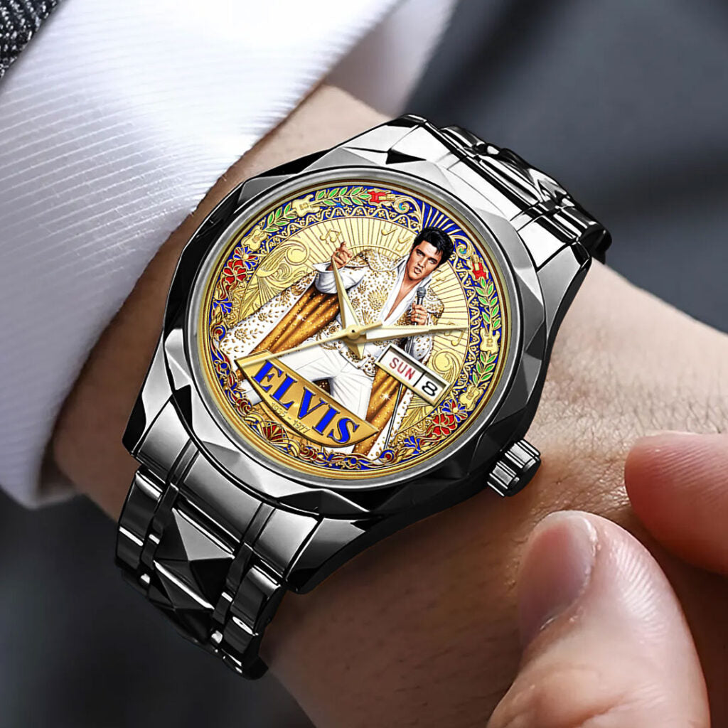 Elvis Presley Alloy Luxury Quartz Watch - NGHIAVT9297