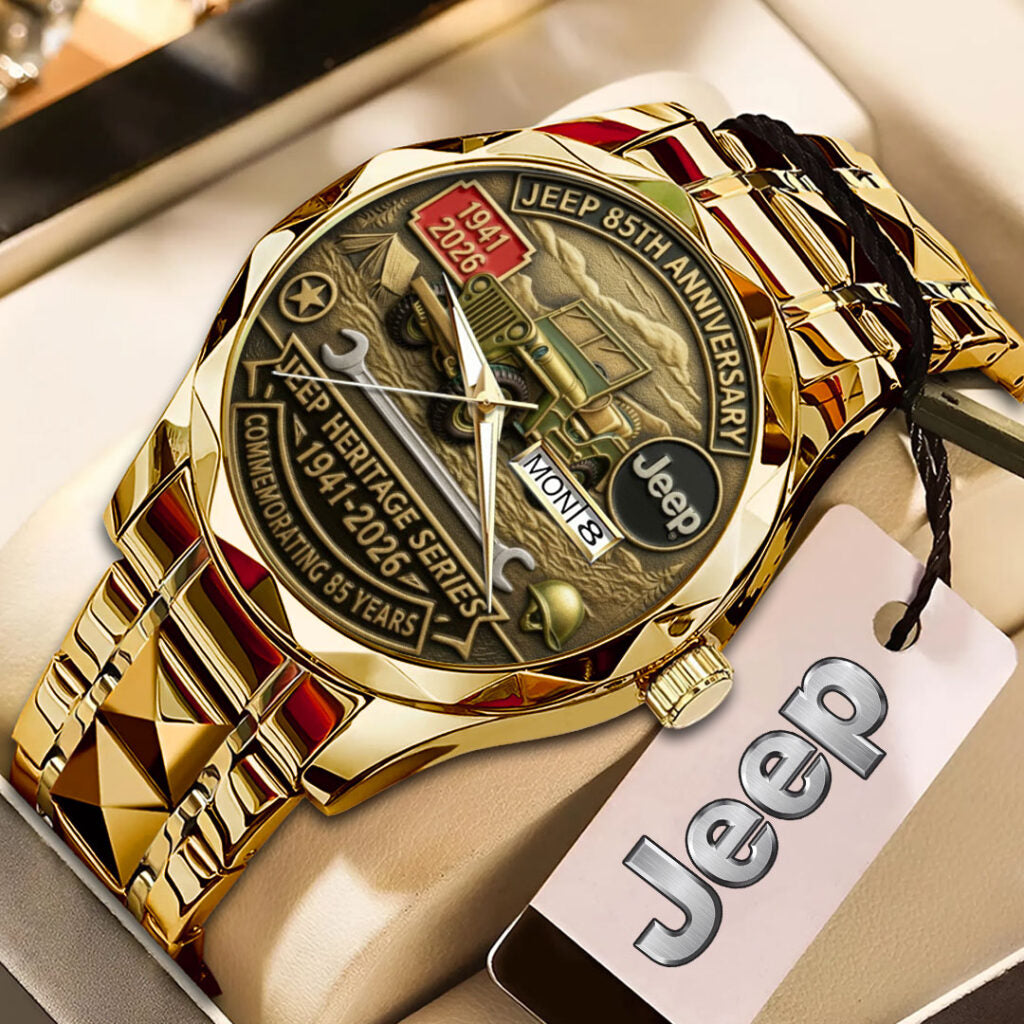 Jeep 85th Anniversary Alloy Luxury Quartz Watch - NGHIAVT9305