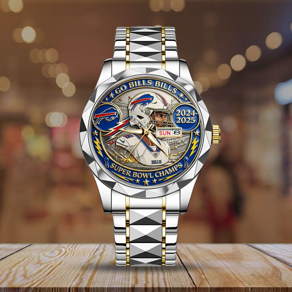 Buffalo Bills 65th Anniversary Alloy Luxury Quartz Watch - NGHIAVT9310