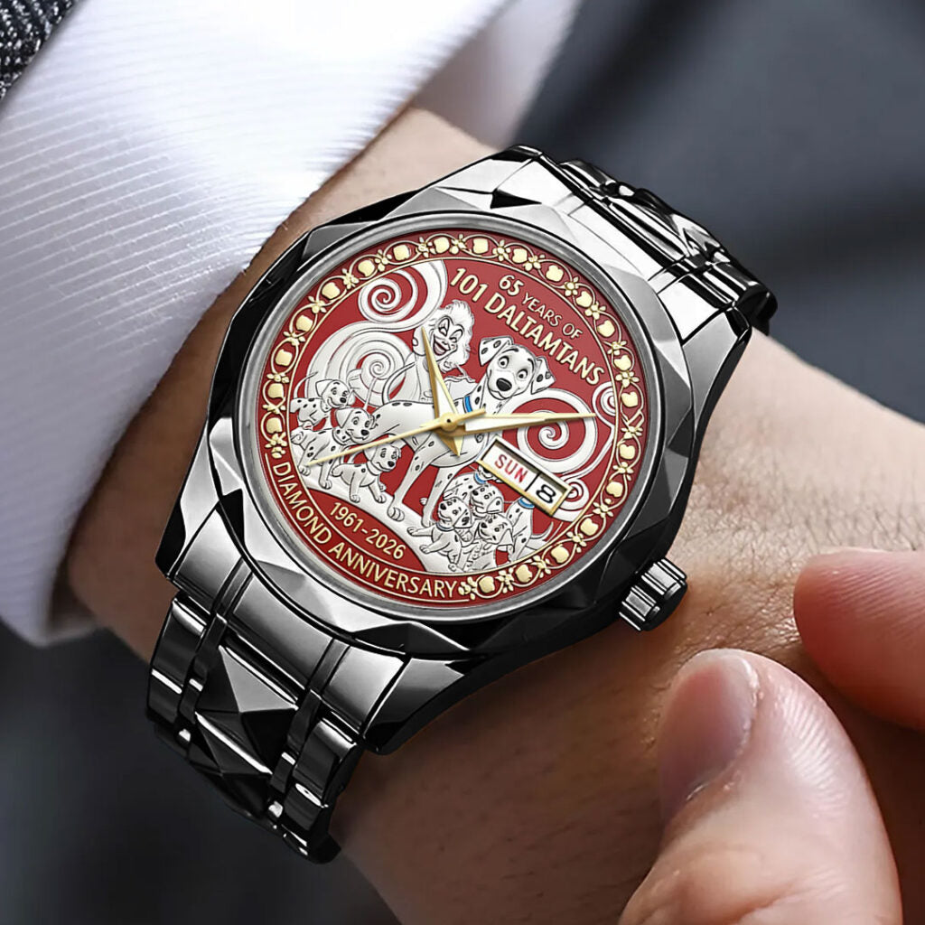101 Dalmatians 65th Anniversary Alloy Luxury Quartz Watch - NGHIAVT9329