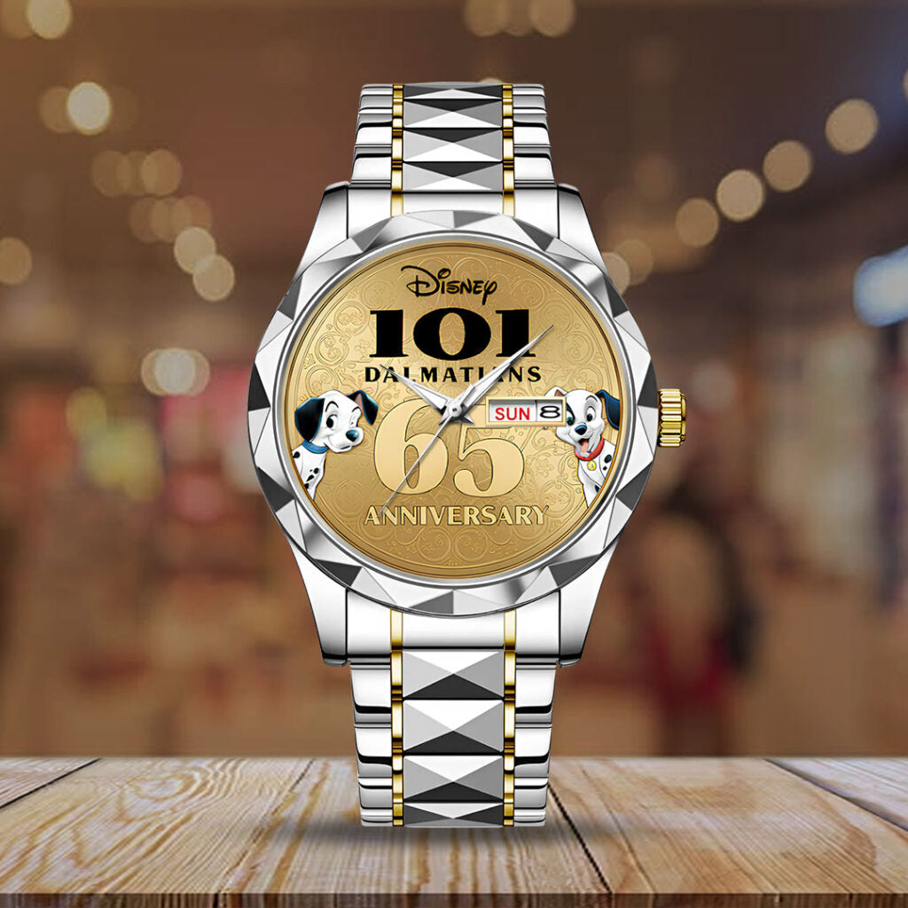 101 Dalmatians 65th Anniversary Alloy Luxury Quartz Watch - NGHIAVT9334