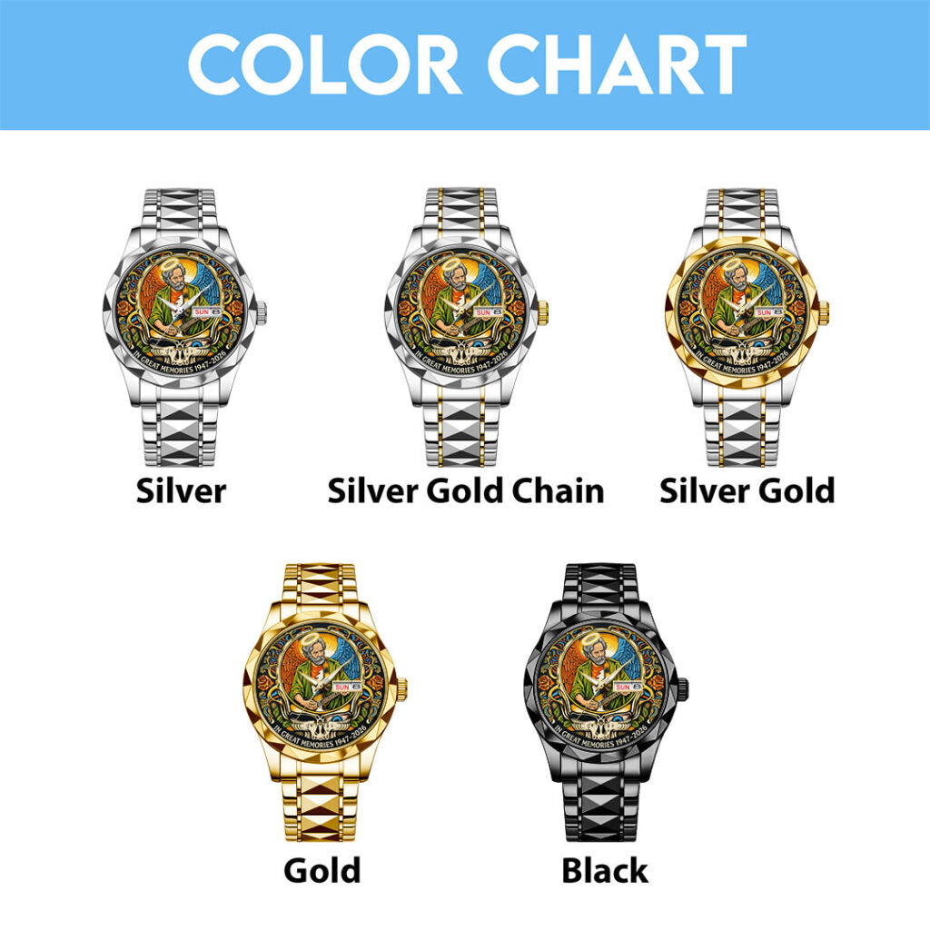 Grateful Dead x Bob Weir Alloy Luxury Quartz Watch - NGHIAVT9370