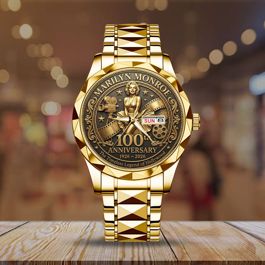 Marilyn Monroe 100th Anniversary Alloy Luxury Quartz Watch - NGHIAVT9395