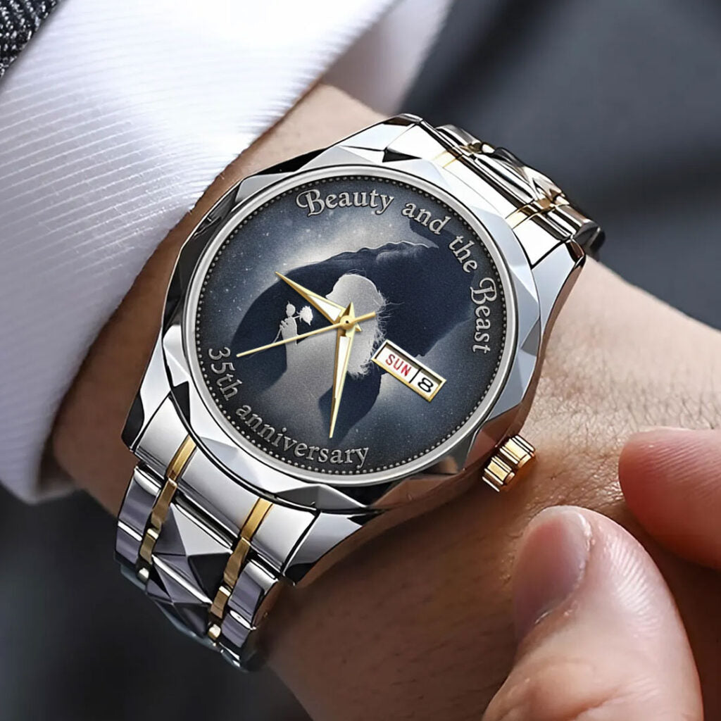 Beauty And The Beast 35th Anniversary Alloy Luxury Quartz Watch - NGHIAVT9455