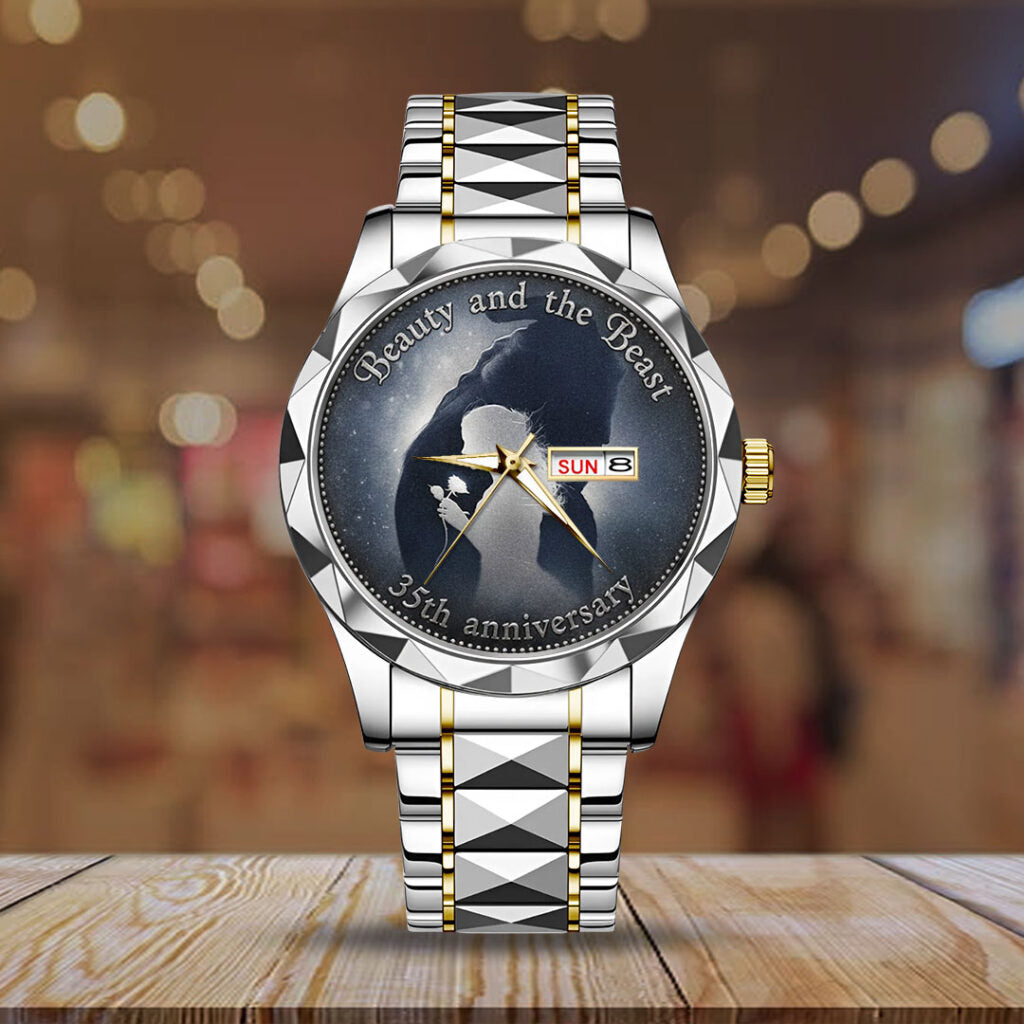 Beauty And The Beast 35th Anniversary Alloy Luxury Quartz Watch - NGHIAVT9455