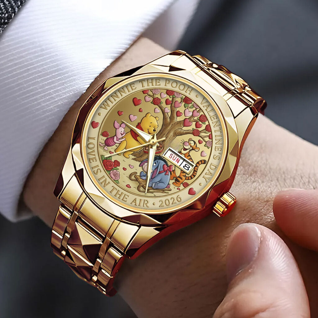 Winnie-the-Pooh 100th Anniversary Alloy Luxury Quartz Watch - NGHIAVT9462