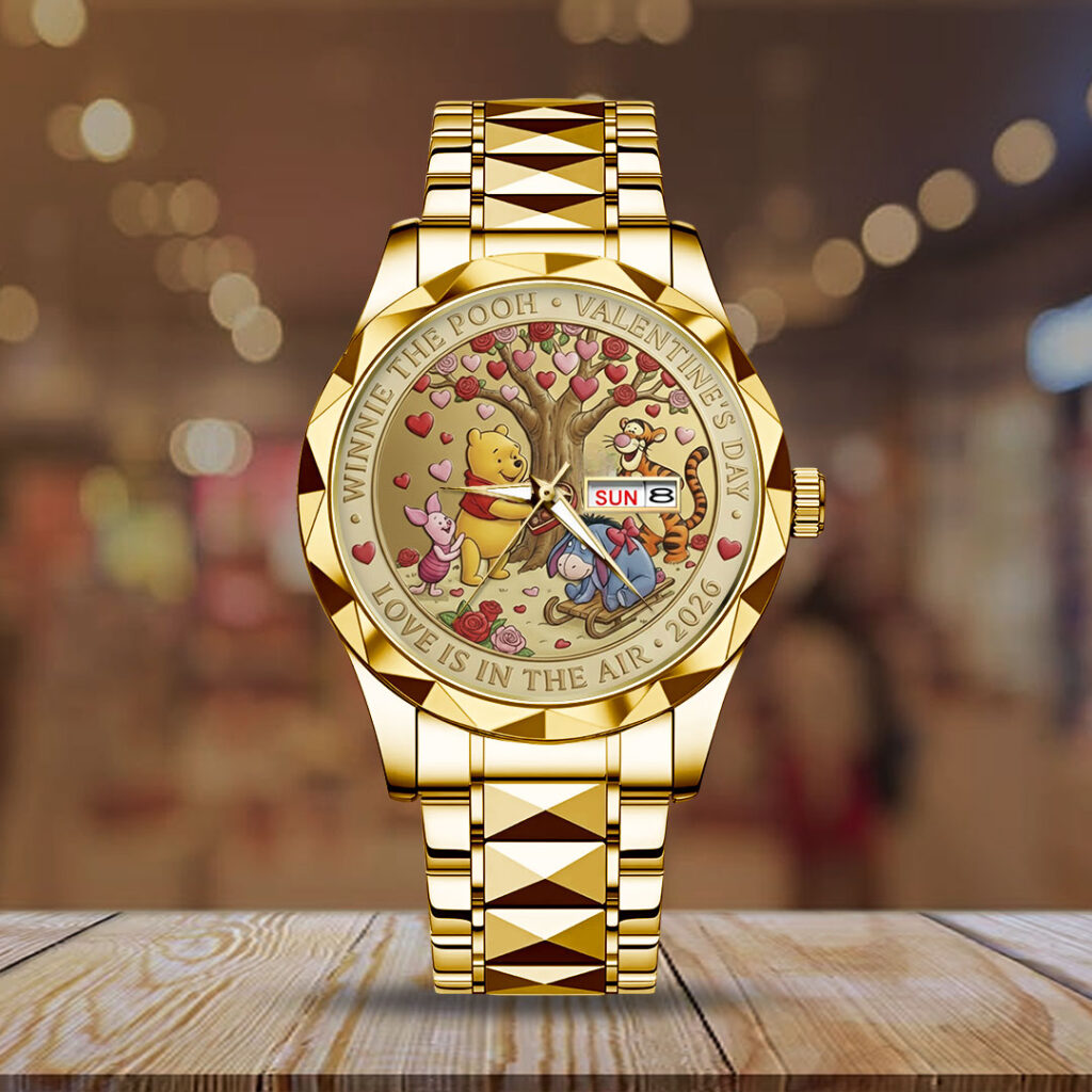 Winnie-the-Pooh 100th Anniversary Alloy Luxury Quartz Watch - NGHIAVT9462