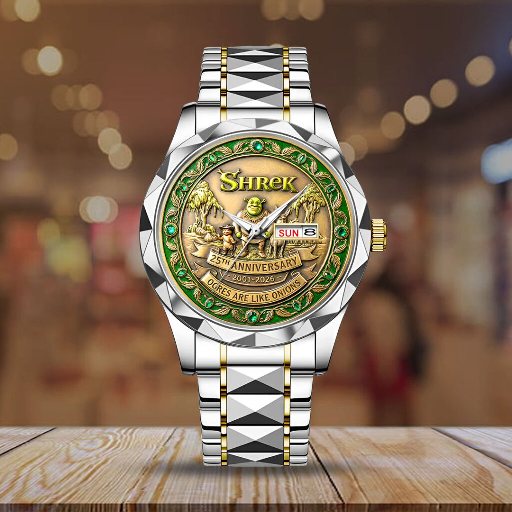 Shrek 25th Anniversary Alloy Luxury Quartz Watch - NGHIAVT9503