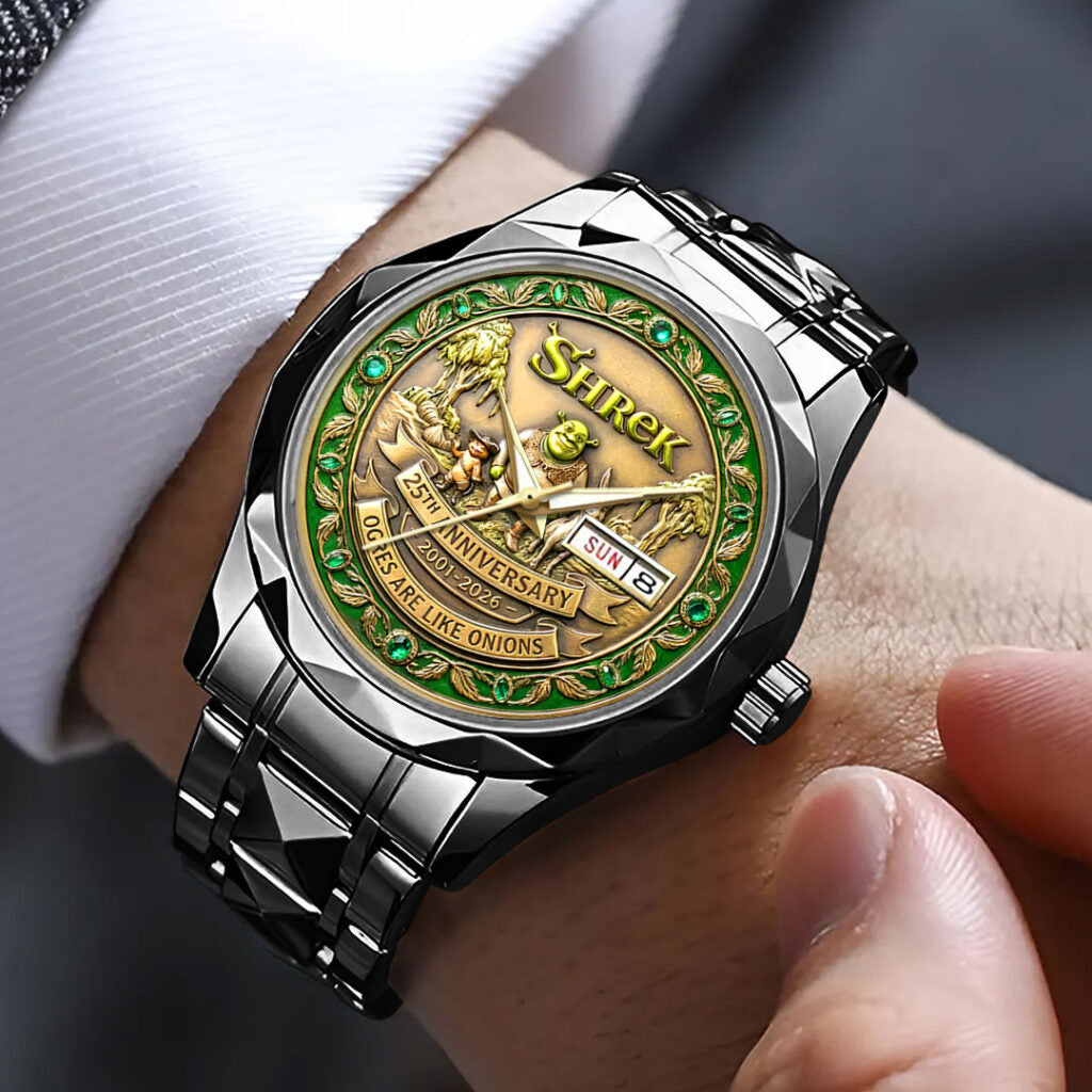 Shrek 25th Anniversary Alloy Luxury Quartz Watch - NGHIAVT9503