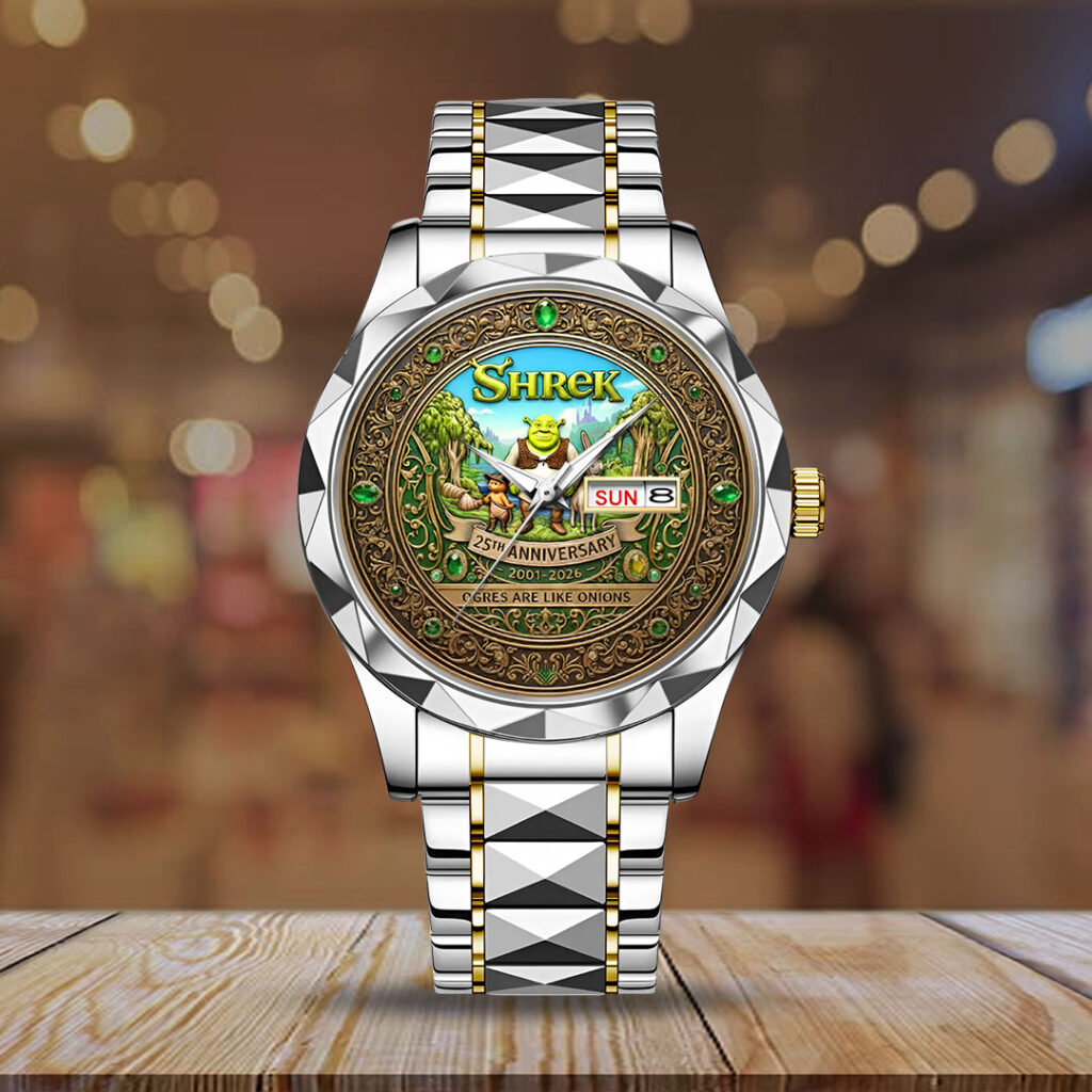 Shrek 25th Anniversary Alloy Luxury Quartz Watch - NGHIAVT9504