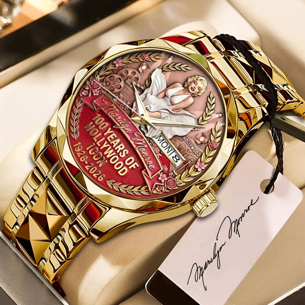 Marilyn Monroe 100th Anniversary Alloy Luxury Quartz Watch - NGHIAVT9522