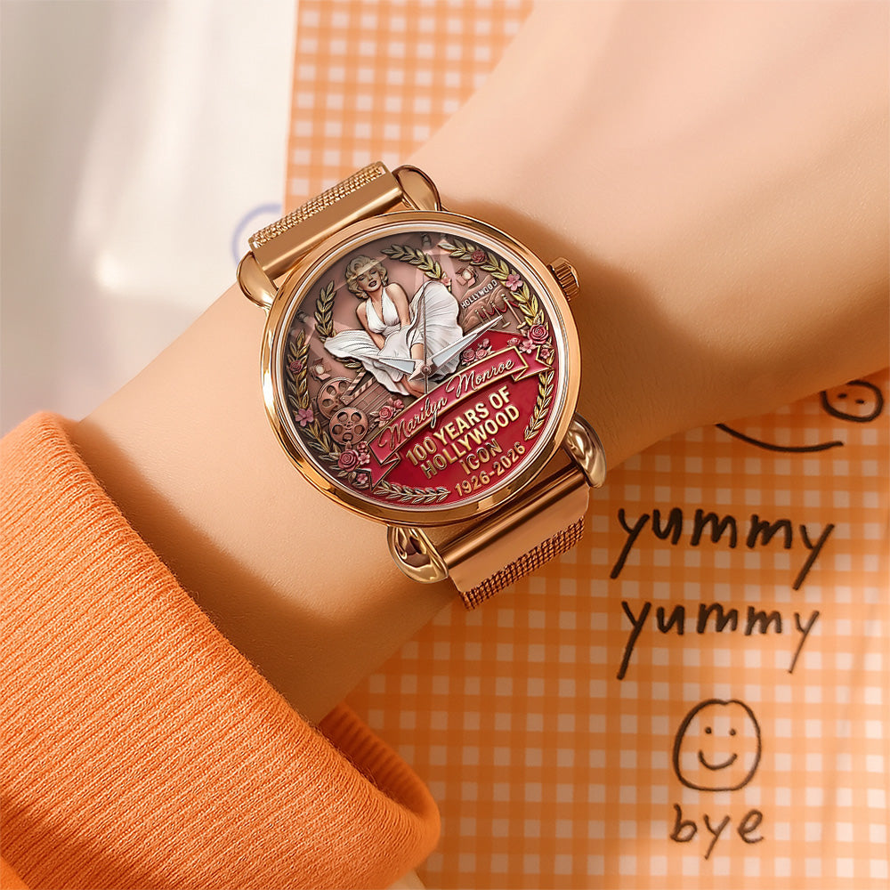Marilyn Monroe 100th Anniversary Mesh Strap Quartz Watch - NGHIAVT9523