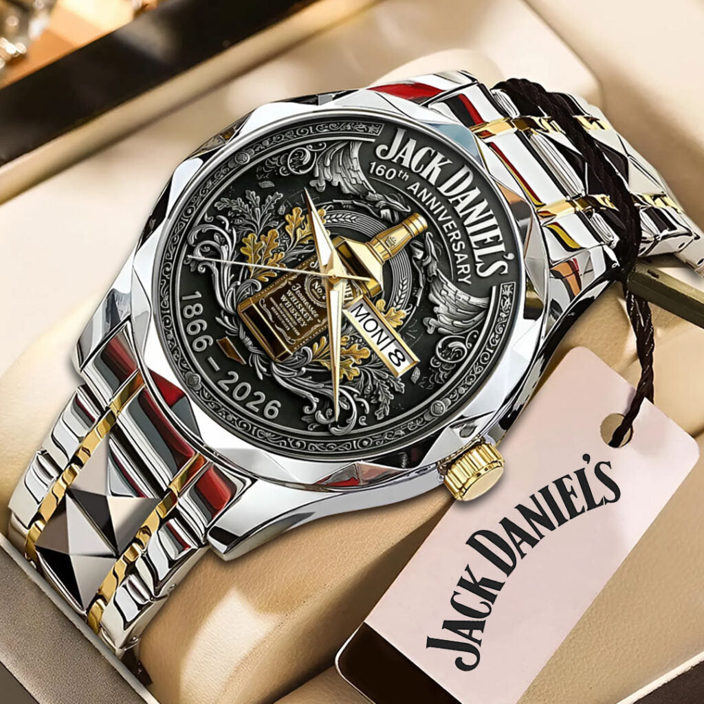 Jack Daniel's 160th Anniversary Alloy Luxury Quartz Watch - NGHIAVT9528
