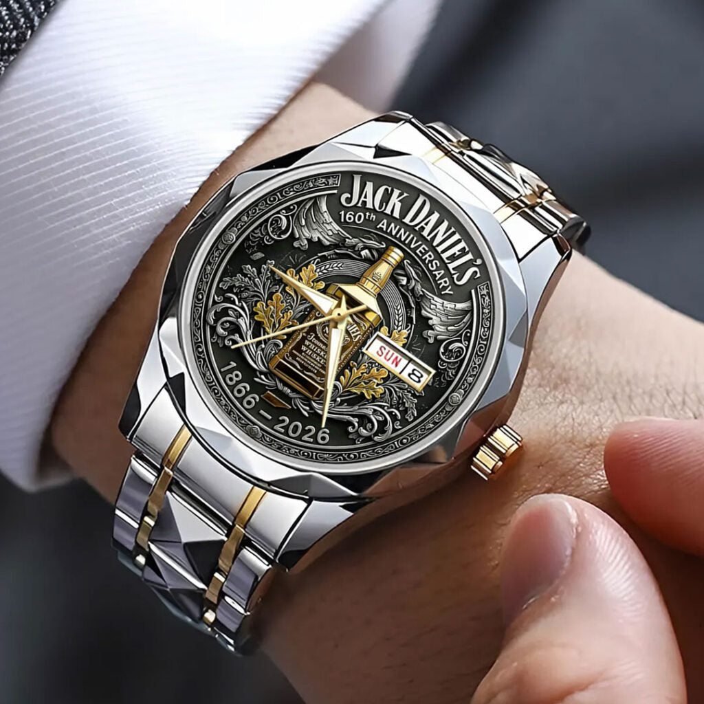 Jack Daniel's 160th Anniversary Alloy Luxury Quartz Watch - NGHIAVT9528