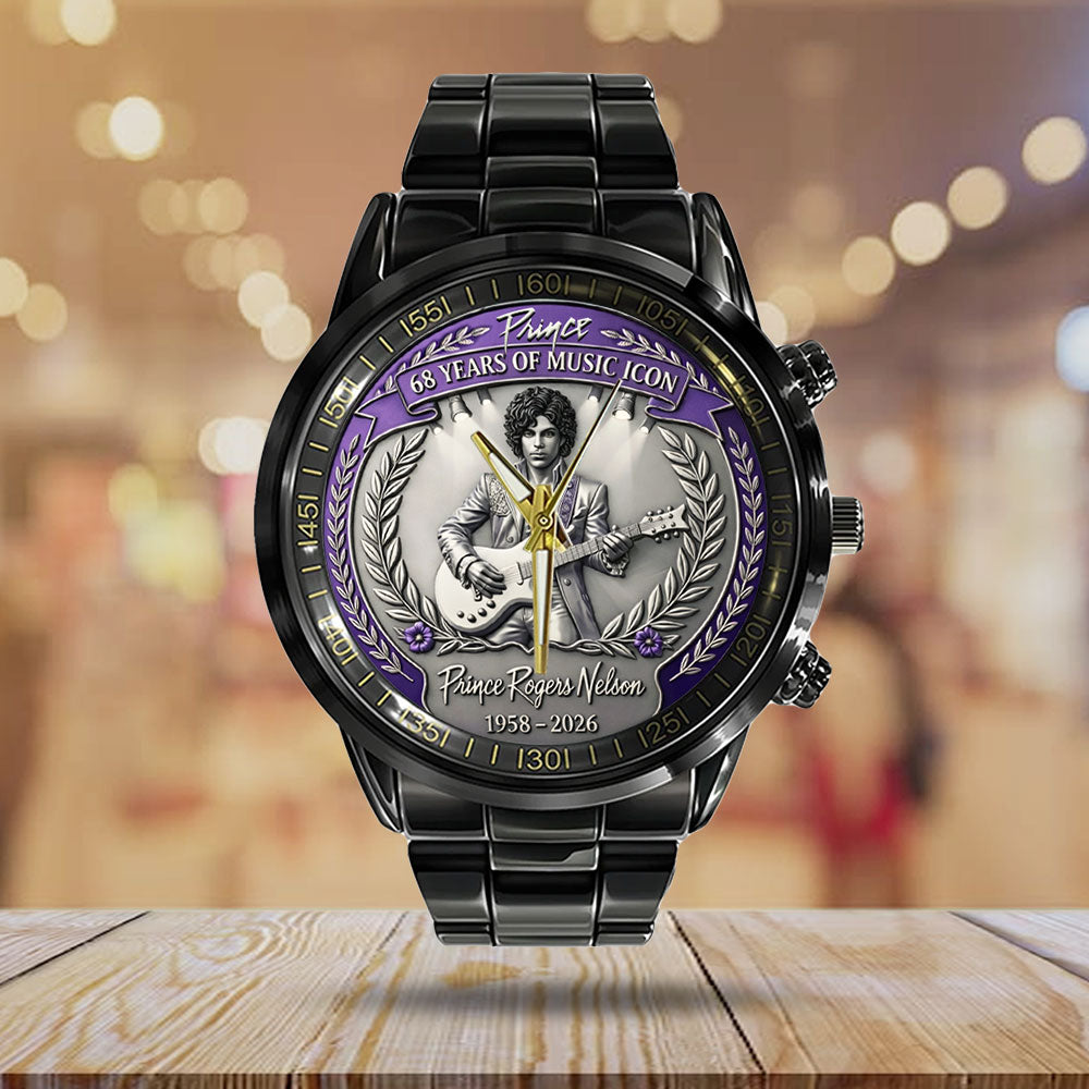 Prince Black Stainless Steel Watch - NGHIAVT9556