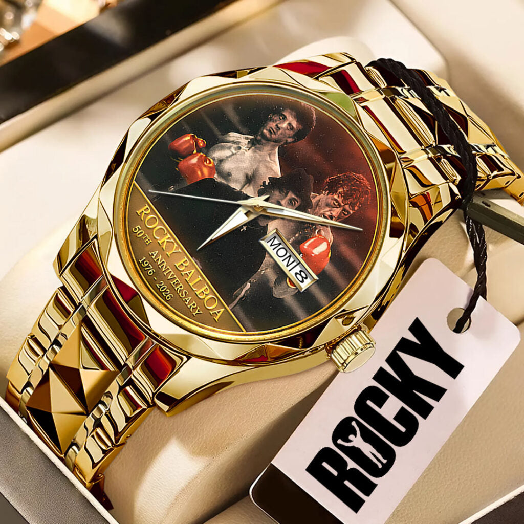 Rocky Balboa 50th Anniversary Alloy Luxury Quartz Watch - NGHIAVT9670