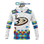 NHL Anaheim Ducks Autism Awareness Personalized Hoodie T Shirt