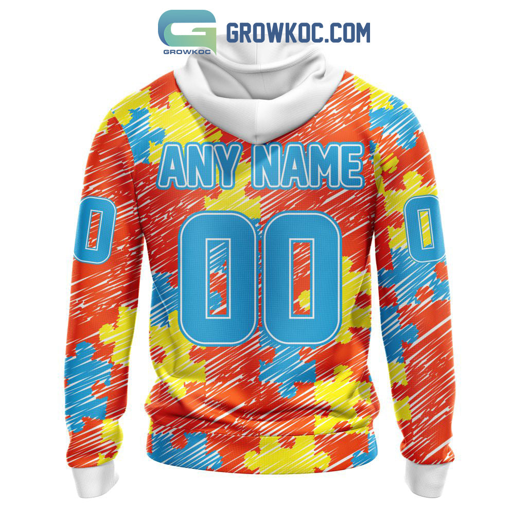 NHL Anaheim Ducks Puzzle Autism Awareness Personalized Hoodie T Shirt