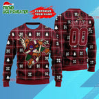 NHL Arizona Coyotes Personalized Snow Tree Ugly Christmas Sweater