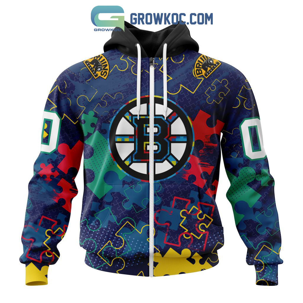 NHL Boston Bruins Specialized Fearless Aganst Autism