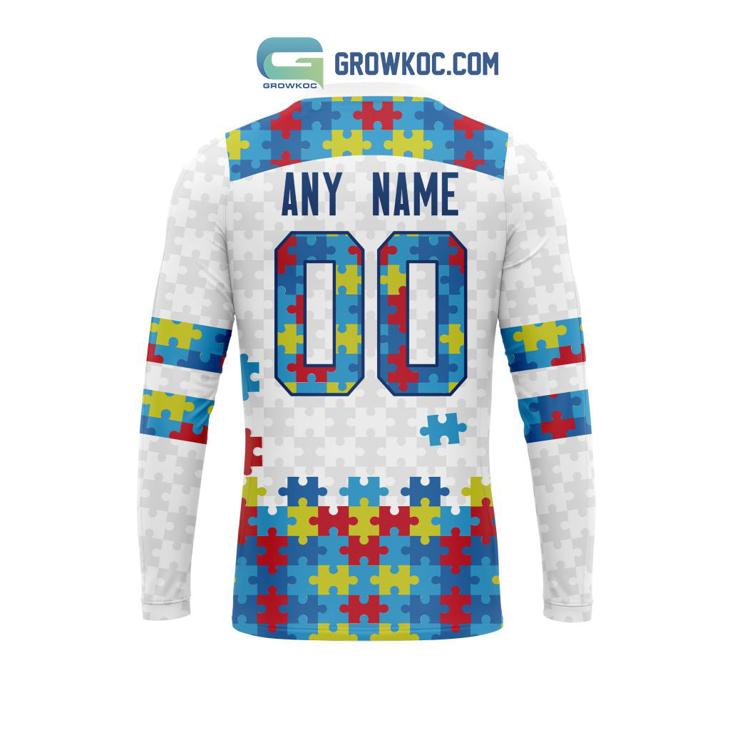 NHL Calgary Flames Autism Awareness Personalized Hoodie T Shirt