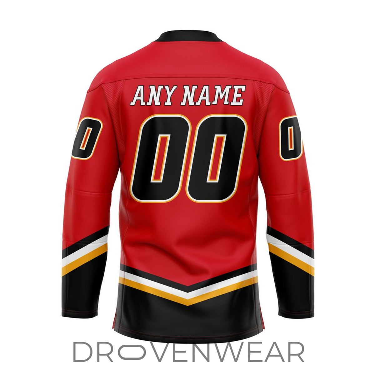 NHL Calgary Flames Personalized 04 Jersey Design Lace Hockey Jersey