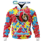 NHL Ottawa Senators Puzzle Autism Awareness Personalized Hoodie T Shirt