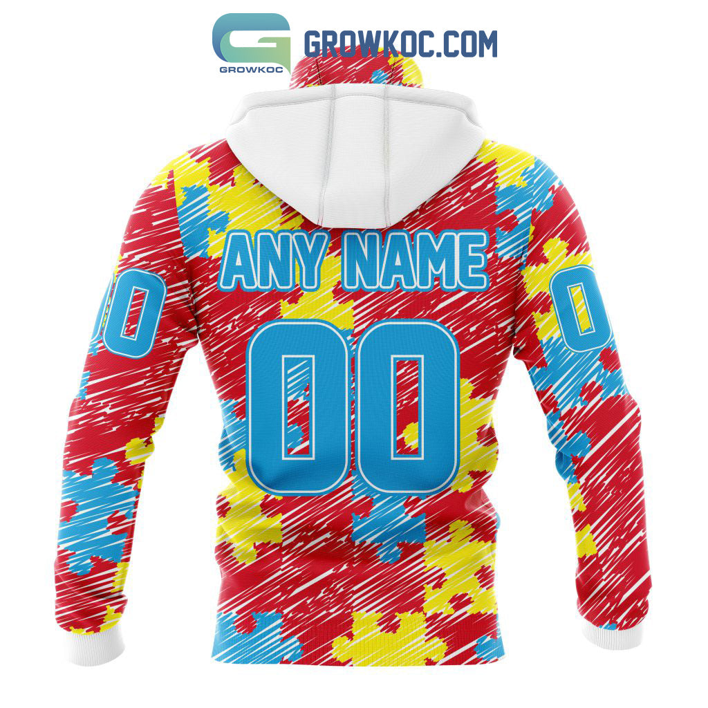 NHL Ottawa Senators Puzzle Autism Awareness Personalized Hoodie T Shirt