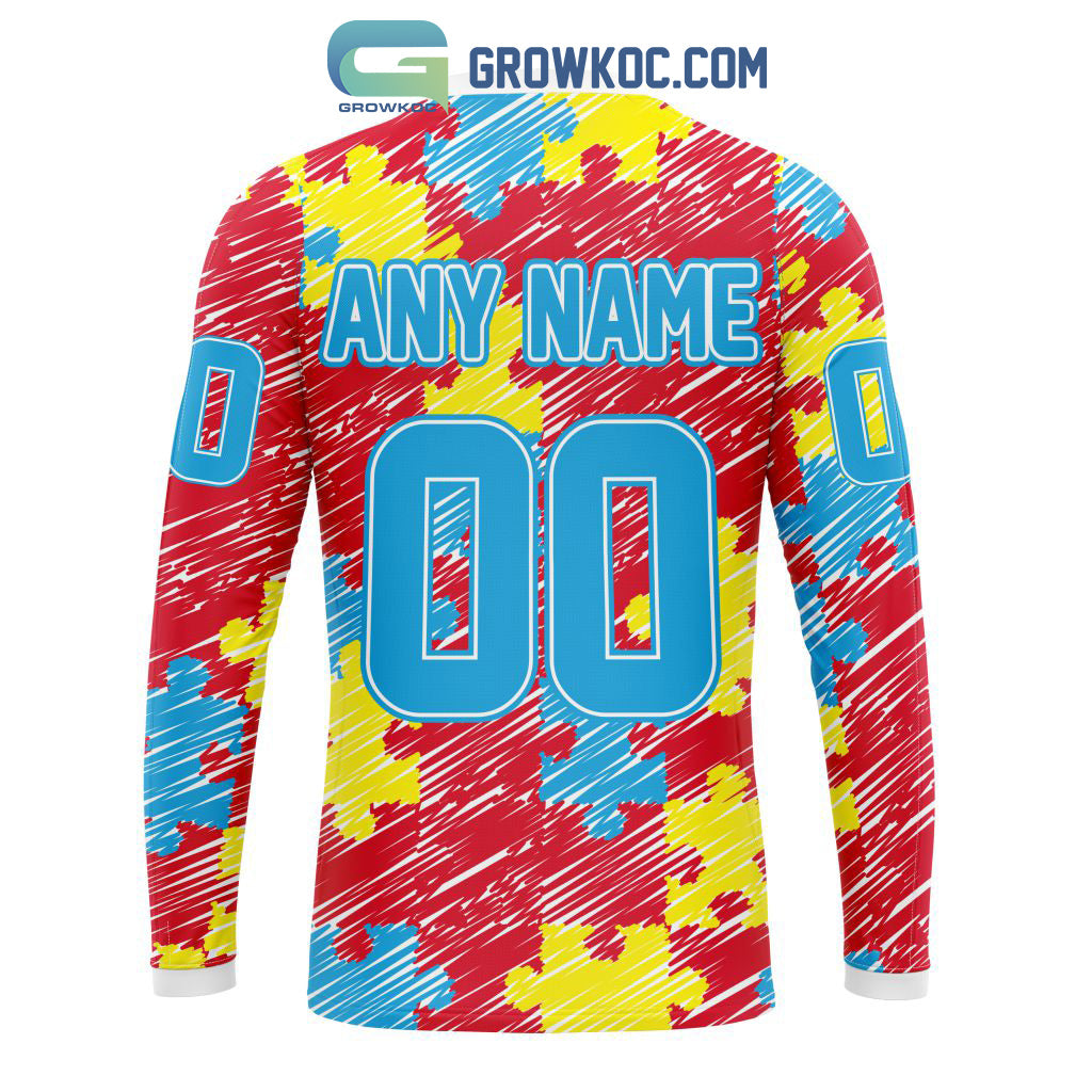 NHL Ottawa Senators Puzzle Autism Awareness Personalized Hoodie T Shirt