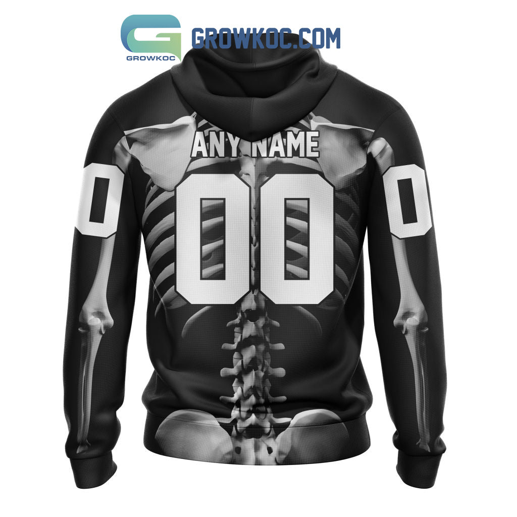 NHL Ottawa Senators Special Skeleton Costume For Halloween Hoodie T Shirt