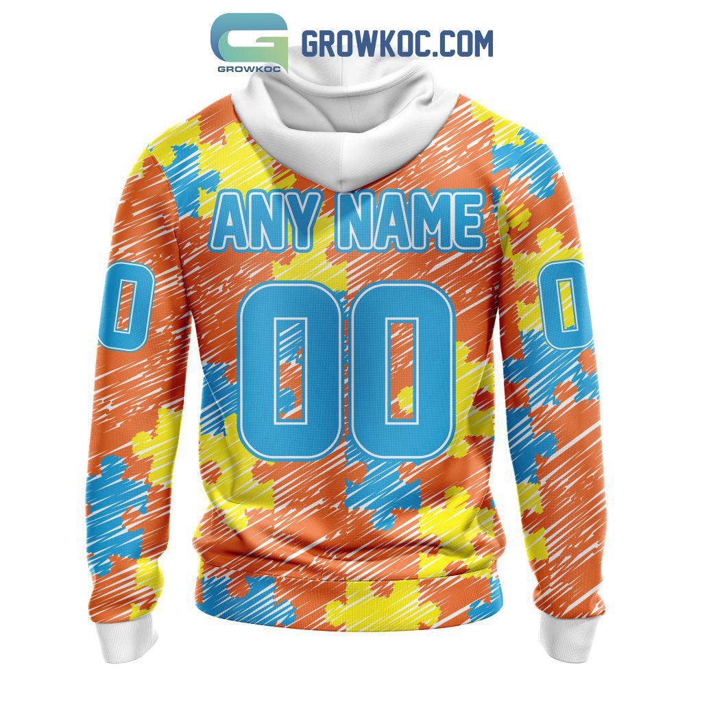 NHL Philadelphia Flyers Puzzle Autism Awareness Personalized Hoodie T Shirt