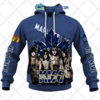 NHL Toronto Maple Leafs Personalized Collab With Kiss Band Hoodie T Shirt