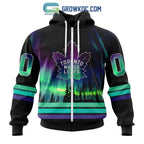 NHL Toronto Maple Leafs Personalized Special Design With Northern Lights Hoodie T Shirt