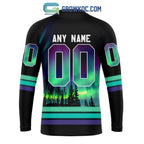 NHL Toronto Maple Leafs Personalized Special Design With Northern Lights Hoodie T Shirt