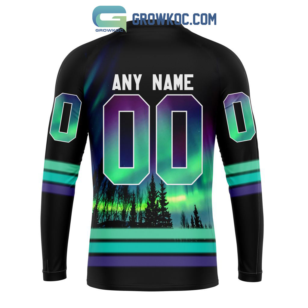 NHL Toronto Maple Leafs Personalized Special Design With Northern Lights Hoodie T Shirt