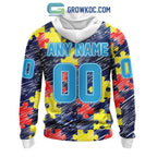 NHL Toronto Maple Leafs Puzzle Autism Awareness Personalized Hoodie T Shirt
