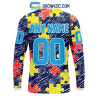 NHL Toronto Maple Leafs Puzzle Autism Awareness Personalized Hoodie T Shirt